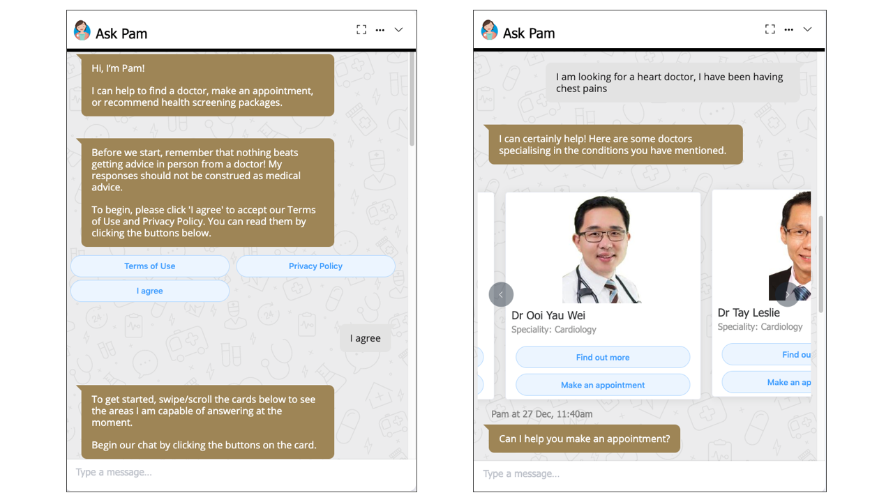 AskPam Appointment Making_Keyreply blog