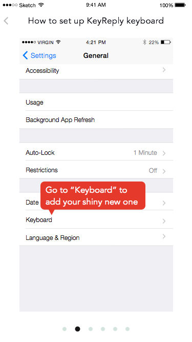 In General, look for Keyboards