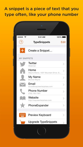 TypeSnippets